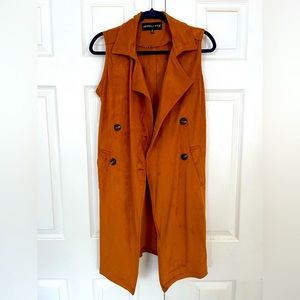 Kendall and Kylie Sleeveless Trench Coat